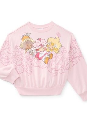 NWT Strawberry Shortcake Kids Sweatshirt 7 8 7/8 Medium